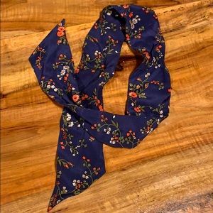 Madewell Silk tie headband or neck scarf bandana